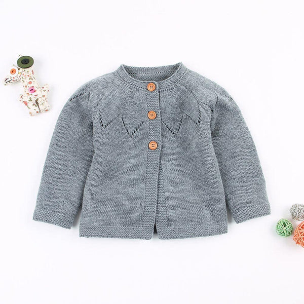 Toddler Soft Warm Sweater - Gray