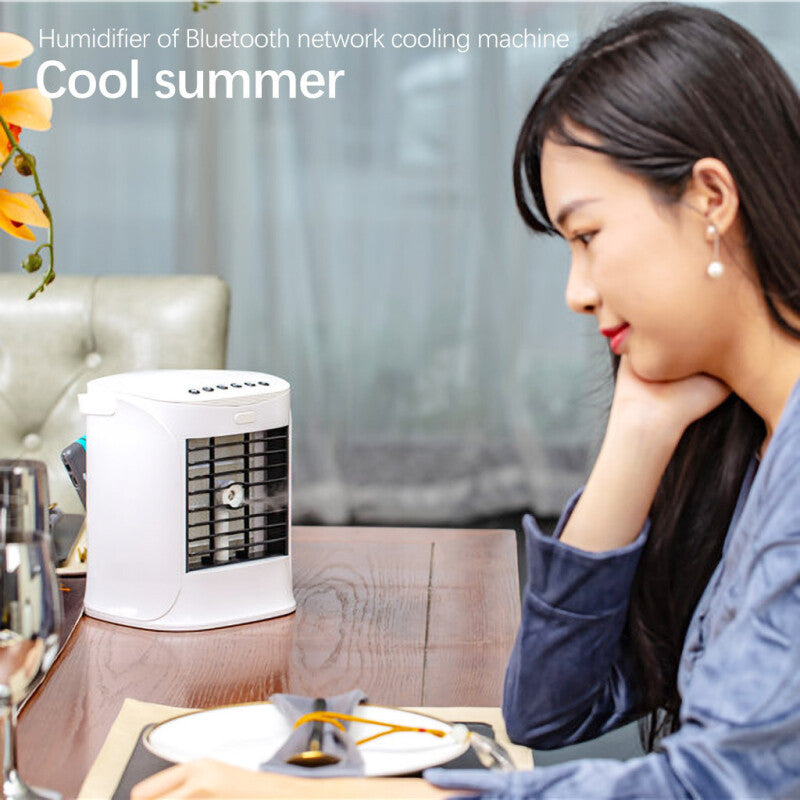 Tuscom USB Portable Home Air Conditioner - White