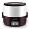 Two Layers Multifunctional Mini Rice Cooker - Coffee