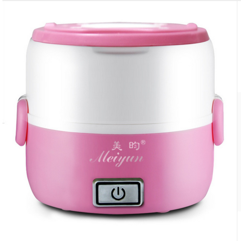 Two Layers Multifunctional Mini Rice Cooker - Pink