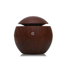 USB LED Essential Oil Diffuser - Dark Brown