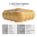 USB LED Essential Oil Diffuser - Light Brown