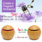 USB LED Essential Oil Diffuser - Light Brown