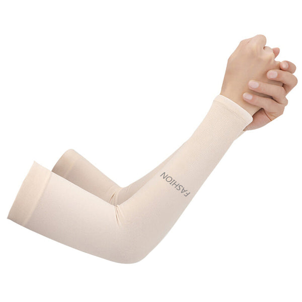 Unisex UV Protection Arm Sleeves Cover - Beige