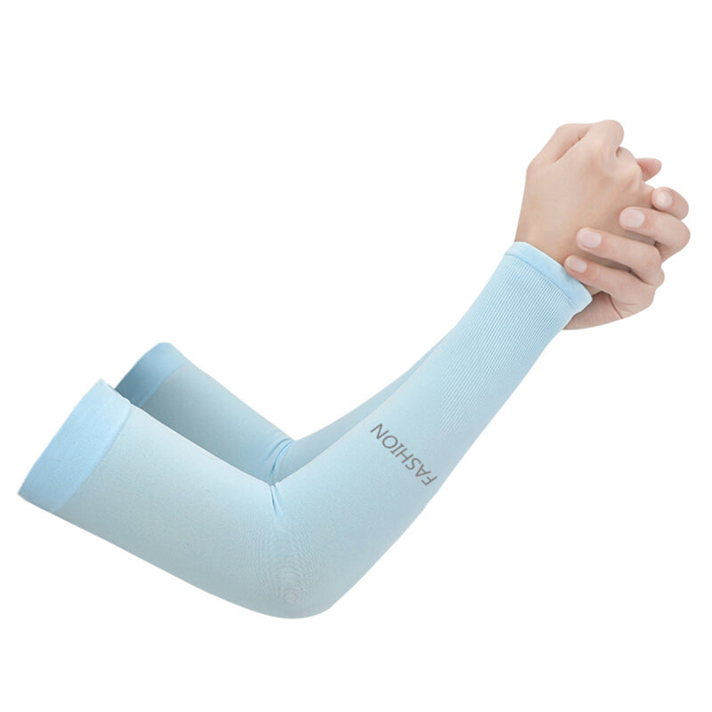 Unisex UV Protection Arm Sleeves Cover - Sky Blue