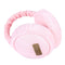 Unisex Winter Soft Plush Folding Earmuffs - Pink