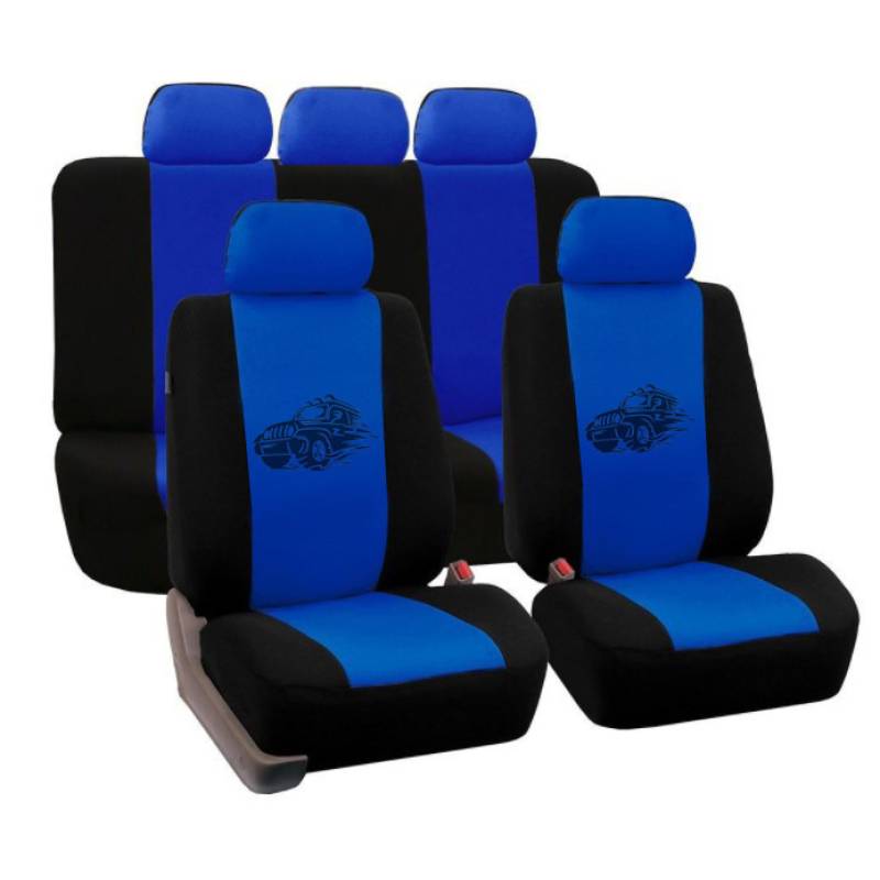 Universal Premium Fabric Car Seat - Blue