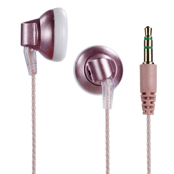 Universal Premium In-Ear Stereo Earphones - Pink