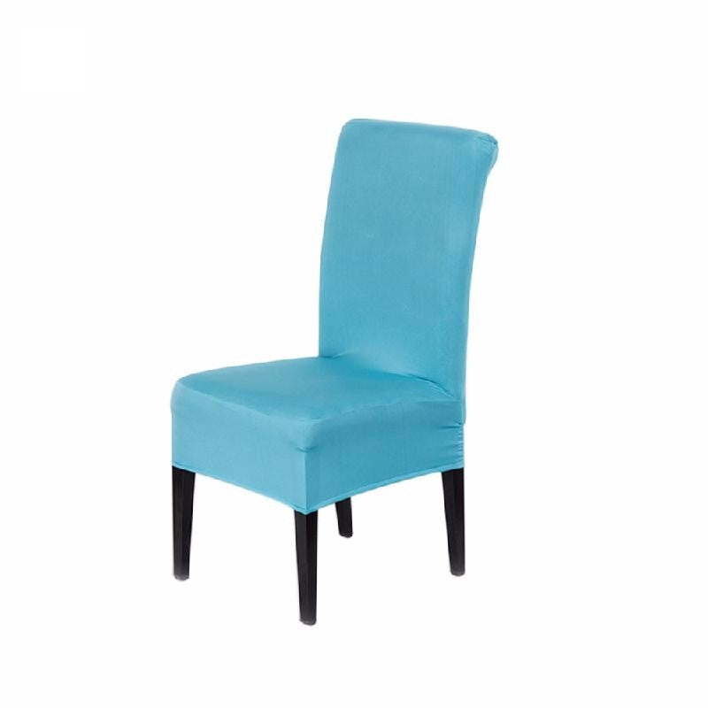 Universal Washable Cloth Stretch Chair Cover - Water Blue