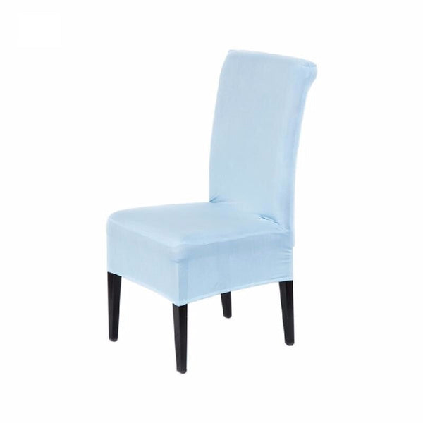 Universal Washable Cloth Stretch Chair Cover - Light Blue