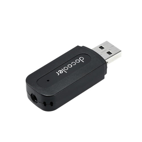 جهاز استقبال BTAudio لاسلكي صغير USB مقاس 3.5 ملم محول موسيقى AUX للسيارة ونظام صوت منزلي AUX