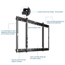 Slim LCD LED Plasma TV Wall Mount Bracket 37"-70" Inch Max VESA 600*400mm Super Strong 110lbs Weight Capacity