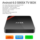 A95X Smart Android 6.0 TV Box S905X 2G/8G قابس أمريكي