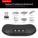 2.4GHz LED Backlit Wireless Keyboard with Touchpad Mouse Remote Control