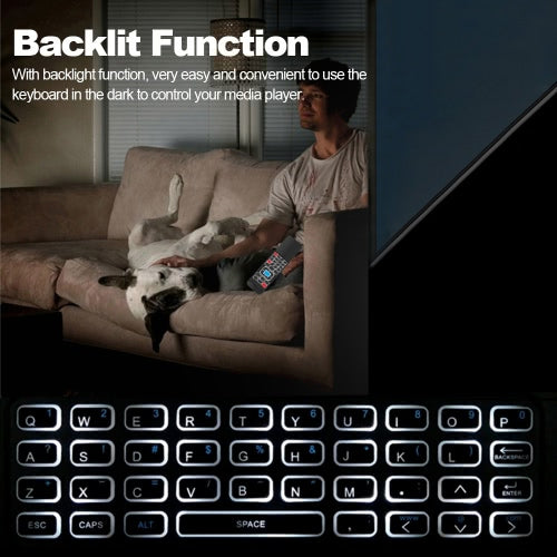 2.4G Backlight Air Mouse Wireless Keyboard Remote Control