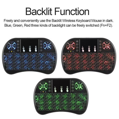 Russian Backlit 2.4GHz Wireless Keyboard