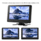 S701 7 inch  TFT LCD Monitor Screen 16:9 1024 * 600 BNC AV Video Audio for PC Security VCD DVD EU Plug