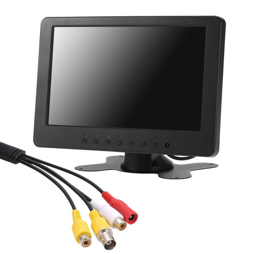 S701 7 inch  TFT LCD Monitor Screen 16:9 1024 * 600 BNC AV Video Audio for PC Security VCD DVD EU Plug