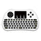 P9 2.4G RF Wireless Keyboard Flash Blacklit Keyboard w/ Touchpad Mouse Combo Multimedia Keys Handheld Remote Control for Android TV BOX PC Smart TV HTPC Tablet Smartphone