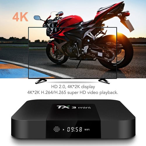 TX3 mini Smart Android 7.1 TV Box Amlogic S905W 2GB / 16GB US Plug