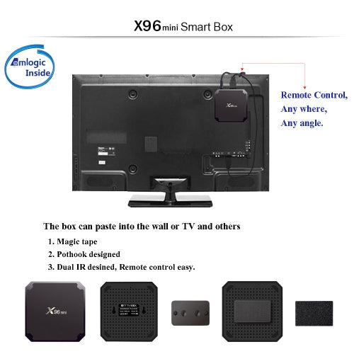 X96mini Android 7.1.2 TV Box Media Player 2GB / 16GB