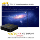 MX10 Android 8.1 TV Box 4GB / 32GB 4K Supported