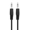 1m 3.5mm Male to 3.5mm Male Audio Cable Black