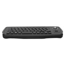 E30 2.4GHz Wireless QWERTY Keyboard with Trackball Mouse Black