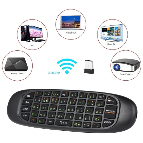 2.4G Russian English Air Mouse Wireless Keyboard