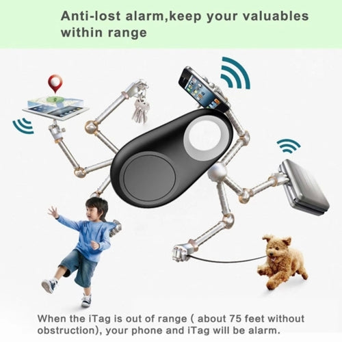 Smart GPS Tracker Finder BT Locator Wireless Anti Lost Alarm Sensor Selfie Shutter Voice Recording for Key Wallet Car Kids Pets Dog