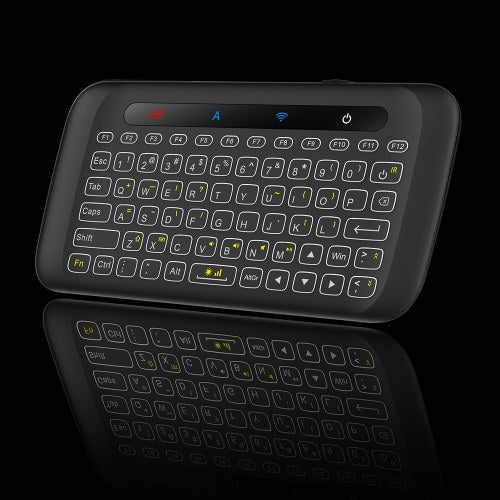 2.4GHz Backlight Colorful Wireless Keyboard with Large Touch Panel