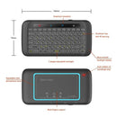 2.4GHz Backlight Colorful Wireless Keyboard with Large Touch Panel