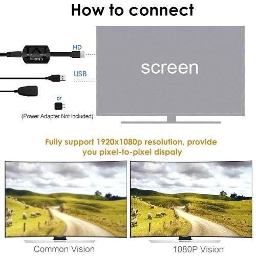 MiraScreen G4 Wireless WiFi Display Dongle Receiver 1080P HD