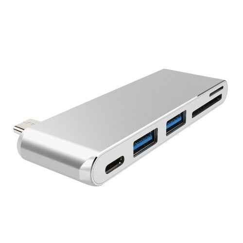 5 in 1 Spliter Adapter Card Reader for Macbook Windows Chrome OS