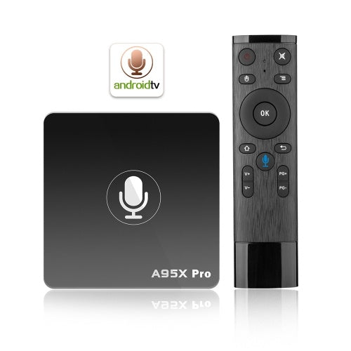 A95X Pro Android 7.1 TV Box 2GB / 16GB مع جهاز التحكم عن بعد الصوتي