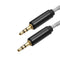 3.5 mm Jack Auxiliary Audio Cable Male to Male Auxiliary Audio Cable for Car/Phone/Laptop,Silver