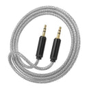 3.5 mm Jack Auxiliary Audio Cable Male to Male Auxiliary Audio Cable for Car/Phone/Laptop,Silver