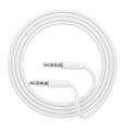 3.5mm Jack Auxiliary Audio Cable Male to Male Stereo Audio Extension Cord,White