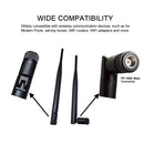 2.4GHz 5dBi WiFi Antenna Aerial w/ RP-SMA Male Connector & 21cm SMA Adapter Cable for Wireless Router WiFi Adapter STB Modem Pool