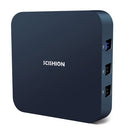 SCISHION AI ONE Android TV Box مع جهاز تحكم عن بعد صوتي