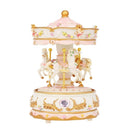 Mini Carousel Clockwork Castle in the Sky Music Box Colorful LED