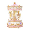 Mini Carousel Clockwork Castle in the Sky Music Box Colorful LED