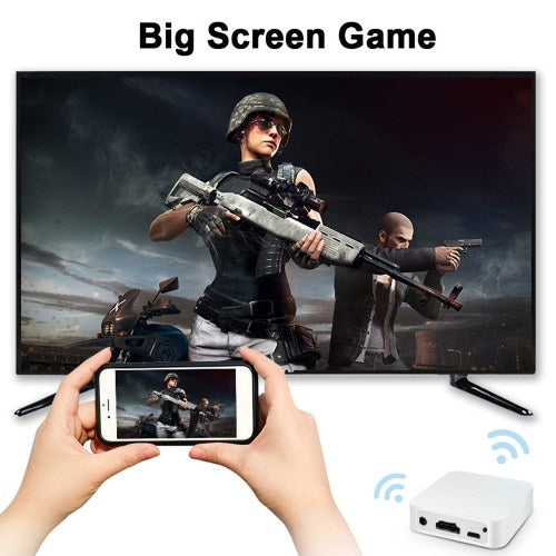 جهاز استقبال عرض لاسلكي MiraScreen X7 مزود بتقنية WiFi 1080P صندوق مرآة WiFi Miracast Airplay DLNA Mirroring HD AV Out للاستخدام المنزلي للسيارة