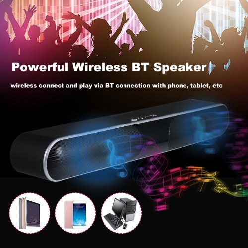 Mini Speaker Portable Wireless BT Soundbar Speaker With Phone Holder