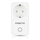 FEBITE FBE1 10A WiFi Smart Socket EU Plug Support Smartphone Remote Control & Timing Switch Works with Amazon Alexa & Google Home