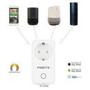 FEBITE FBE1 10A WiFi Smart Socket EU Plug Support Smartphone Remote Control & Timing Switch Works with Amazon Alexa & Google Home