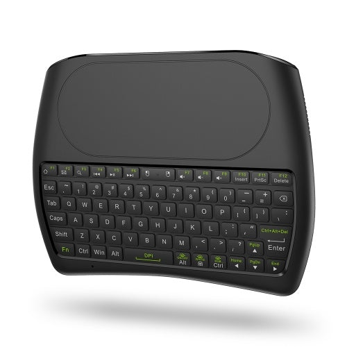 D08 English Version 2.4GHz Wireless QWERTY Keyboard Remote Control