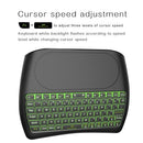 D08 English Version 2.4GHz Wireless QWERTY Keyboard Remote Control