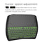 D08 English Version 2.4GHz Wireless QWERTY Keyboard Remote Control