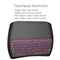 D08 English Version 2.4GHz Wireless QWERTY Keyboard Remote Control